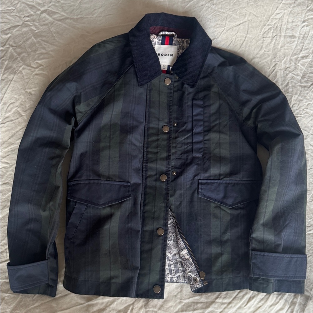 BODEN Raglan Wax Jacket - Picture 4 of 6